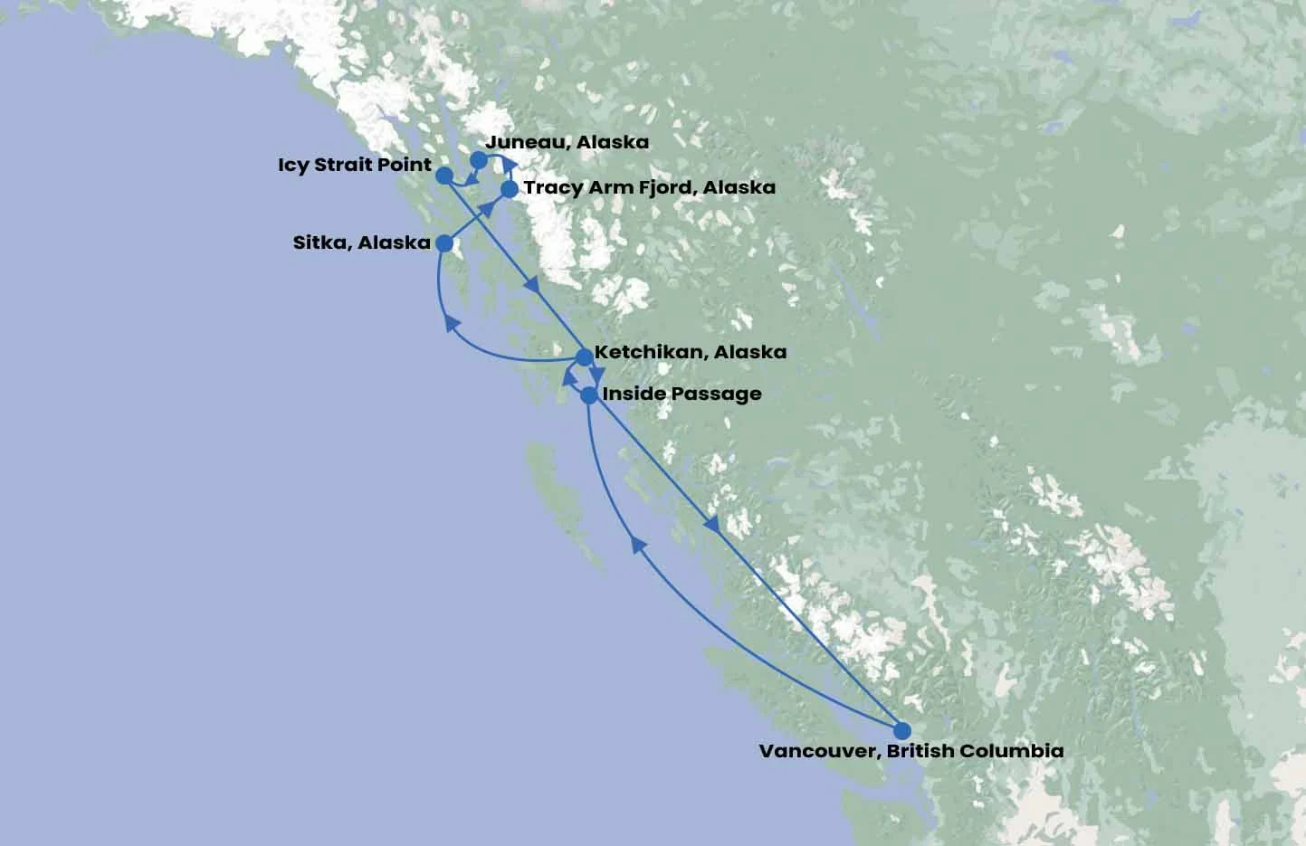 Vancouver Alaska with Serenade Of The Seas